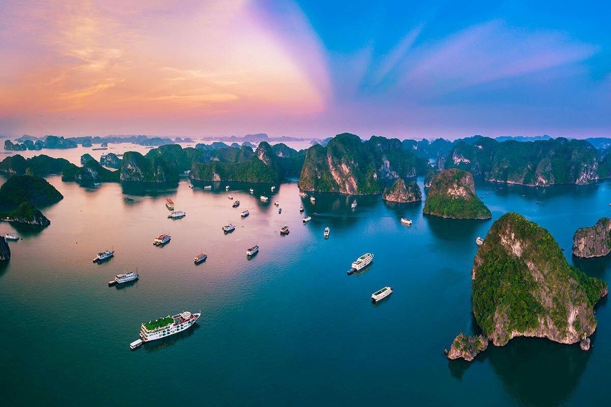 Khung cảnh yên bình xung quanh bến đò Vĩnh Trẹ, An Giang